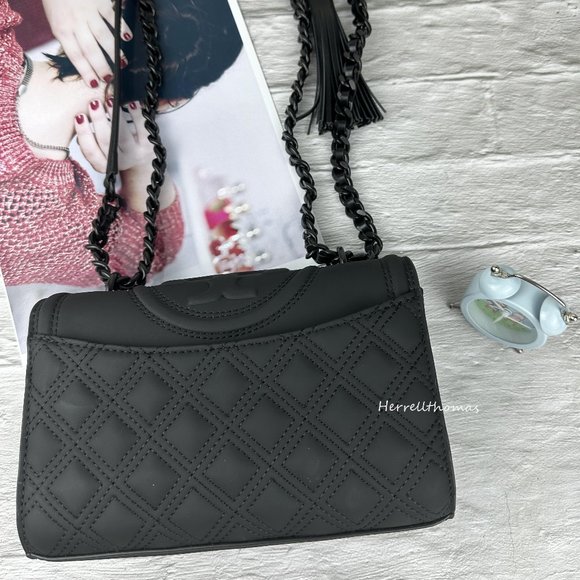 NWOT Tory Burch SMALL FLEMING MATTE CONVERTIBLE SHOULDER BAG - Picture 4 of 14